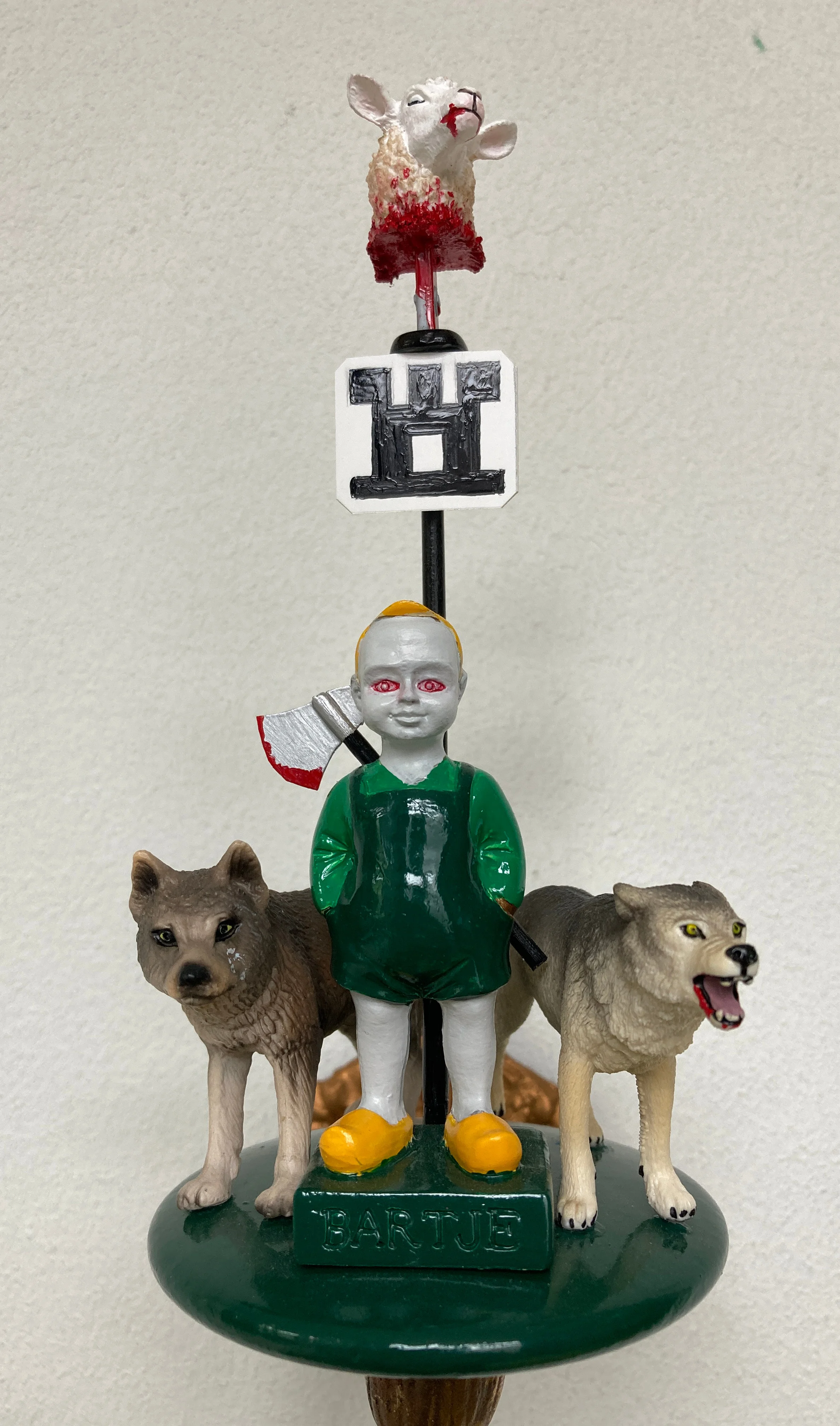 Bart-art: Bart is "dancing with wolves"