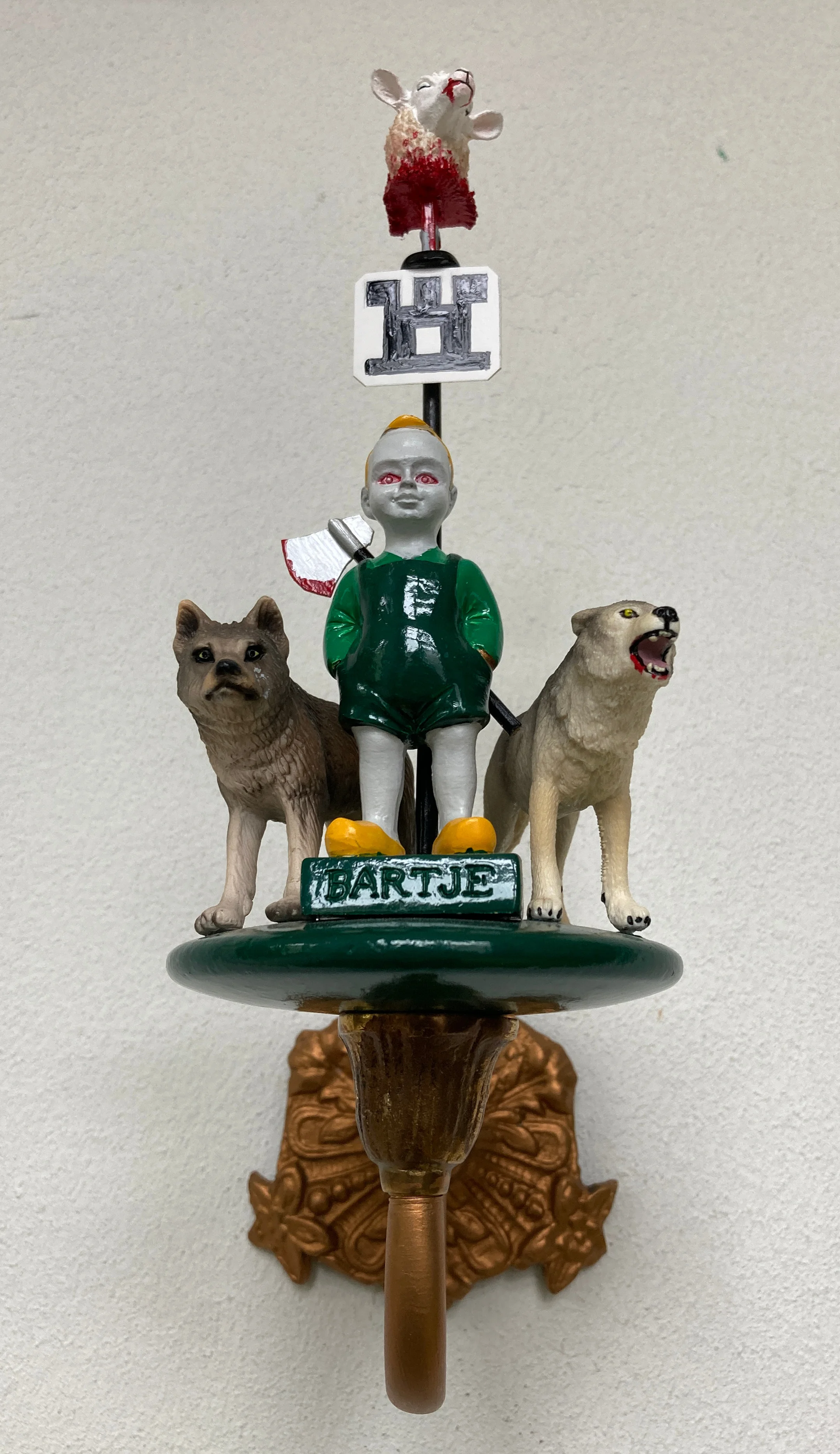 Bart-art: Bart is "dancing with wolves"